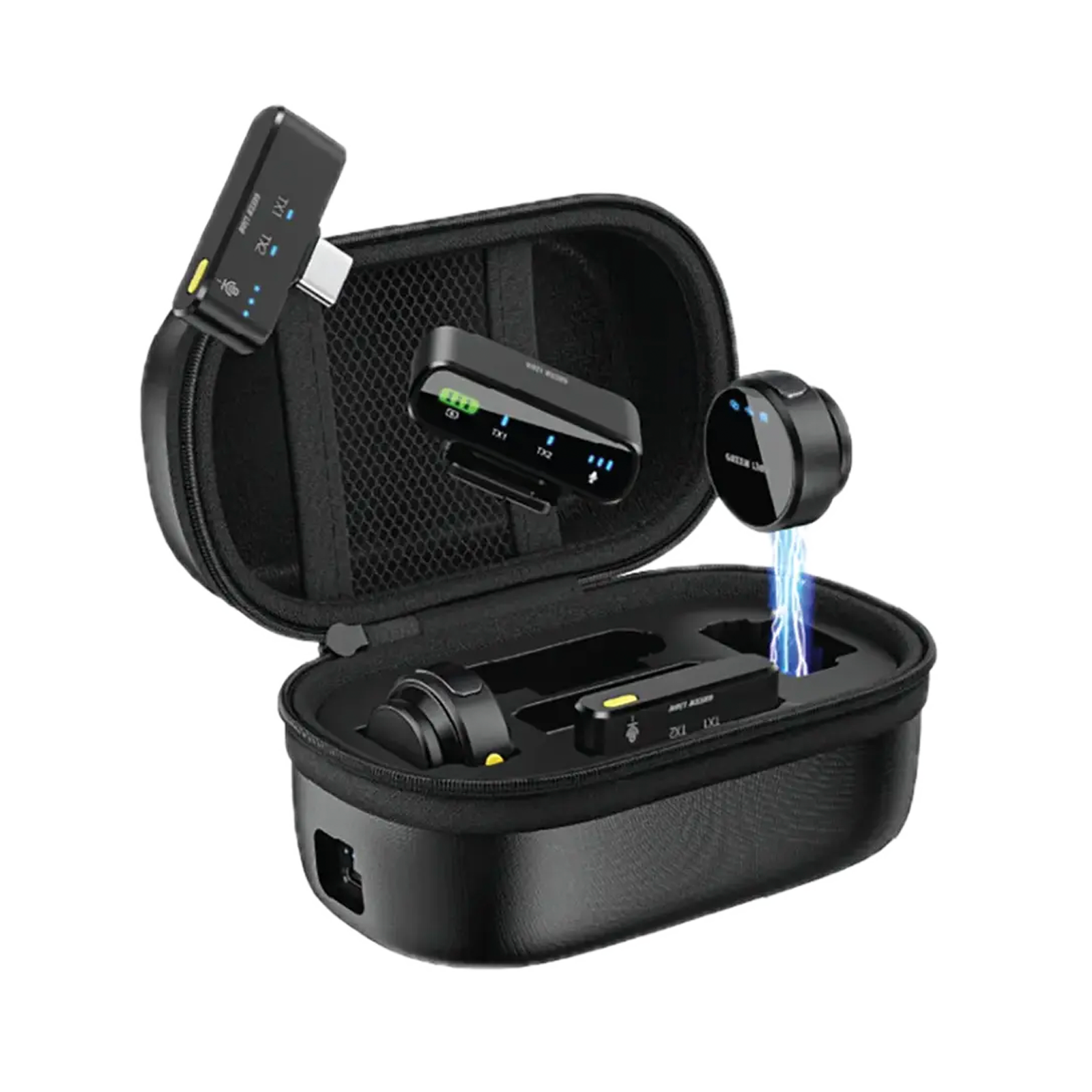 Untitled (3) مایکی ڤیدیۆ دوو دانەی یەقەی بۆ مۆبایل و کامێرا - وێنە 1